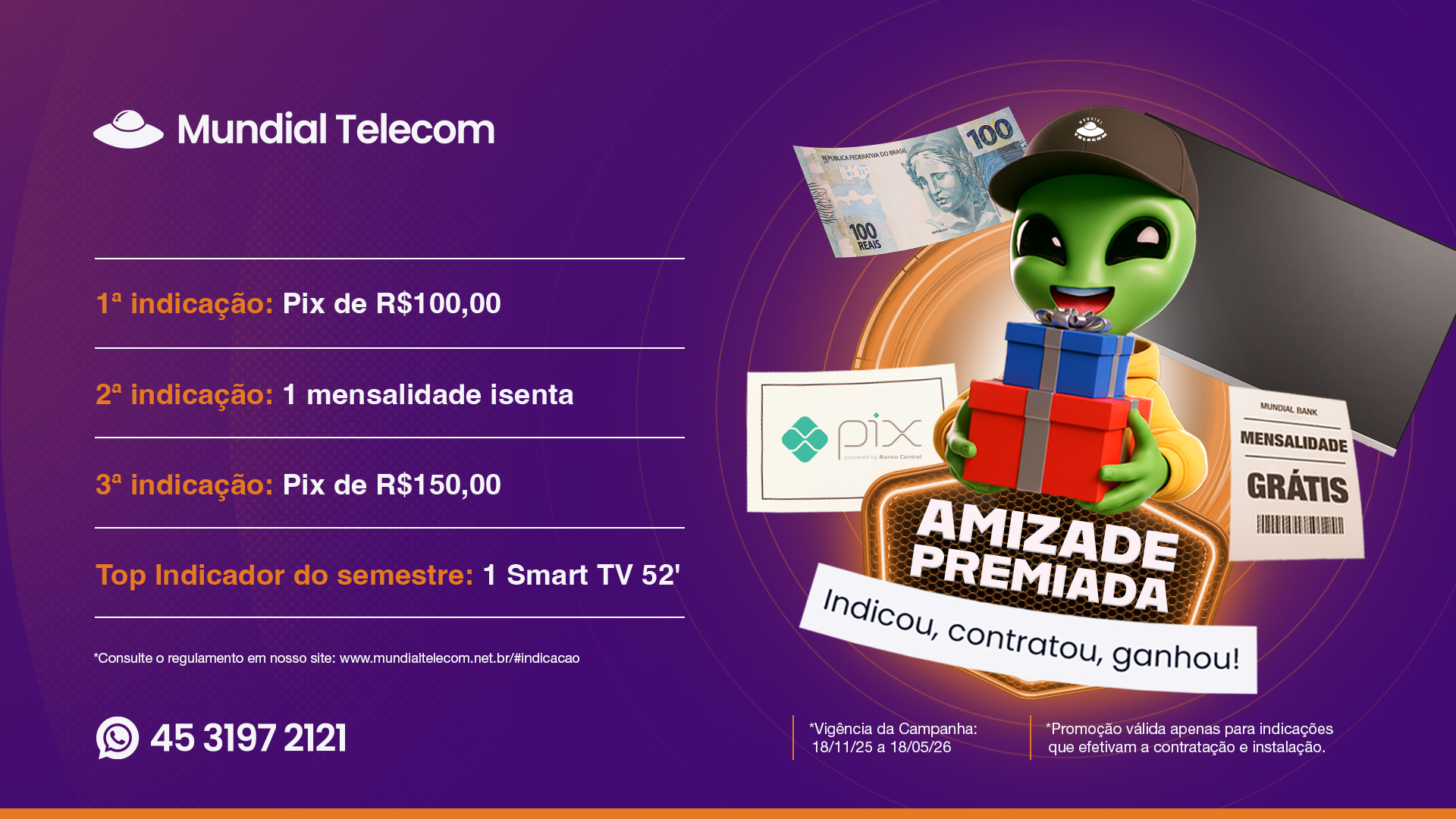 Astronauta da Mundial Telecom